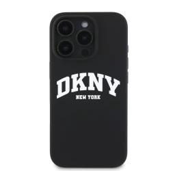 Калъф DKNY Liquid Silicone Arch Logo Magsafe Black DKHMP16LSNYACH за Apple iPhone 16 Pro