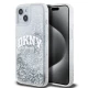 Калъф DKNY Liquid Glitter Arch Logo Transparent DKHCP14SLBNAET за Apple iPhone 14