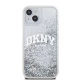 Калъф DKNY Liquid Glitter Arch Logo Transparent DKHCP14SLBNAET за Apple iPhone 14