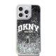 Калъф DKNY Liquid Glitter Arch Logo Black DKHCP15LLBNAEK за Apple iPhone 15 Pro