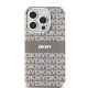 Калъф DKNY PC/TPU Repeat Pattern Tonal Stripe Magsafe Beige DKHMP13LHRHSEE за Apple iPhone 13 Pro 