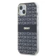 Калъф DKNY PC/TPU Repeat Pattern Tonal Stripe Magsafe Black DKHMP16LHRHSEK за Apple iPhone 16 Pro