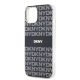 Калъф DKNY PC/TPU Repeat Pattern Tonal Stripe Magsafe Black DKHMP16LHRHSEK за Apple iPhone 16 Pro