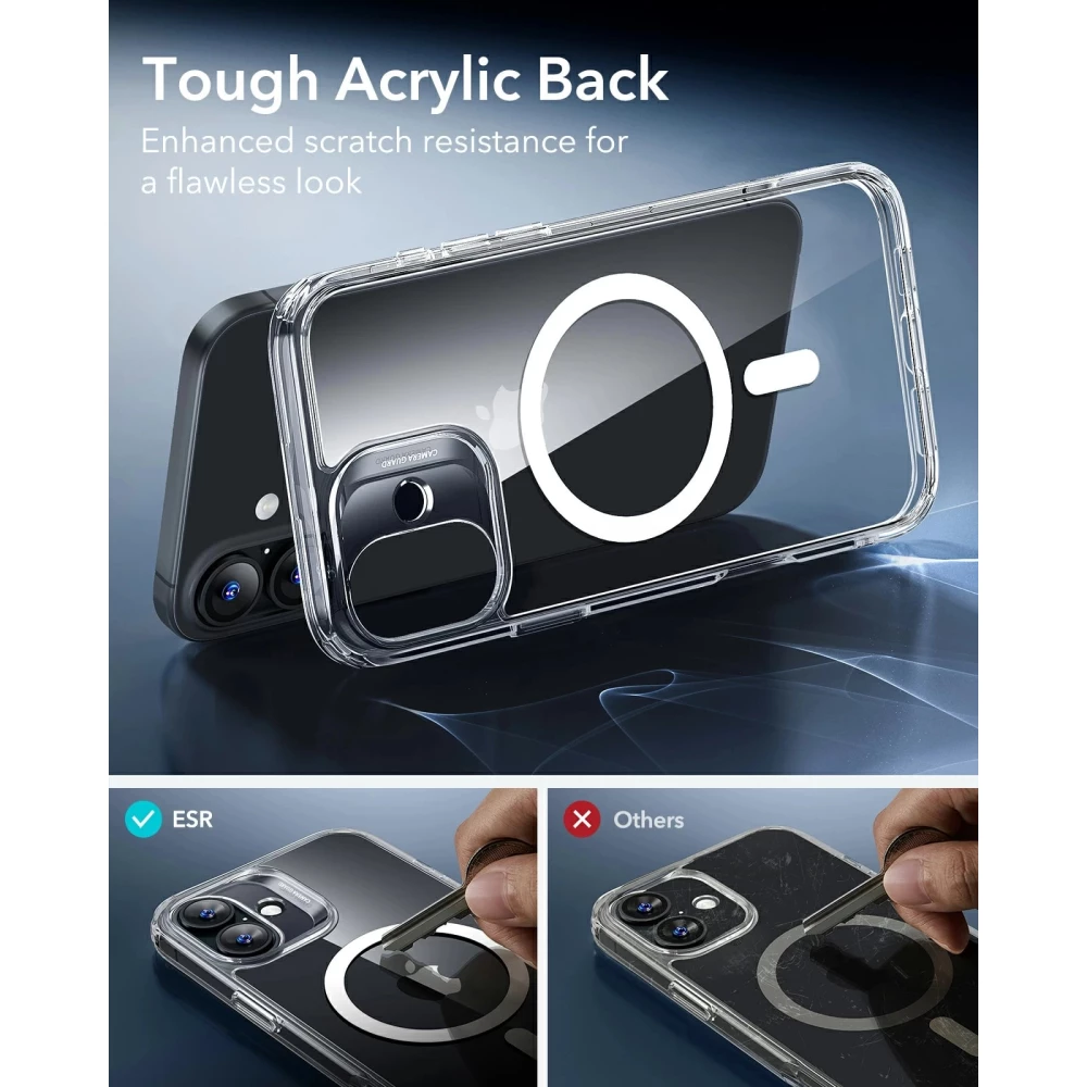 Калъф ESR Classic Hybrid за Apple iPhone 16, MagSafe , син Калъф ESR Classic Hybrid за Apple iPhone 16, MagSafe , син