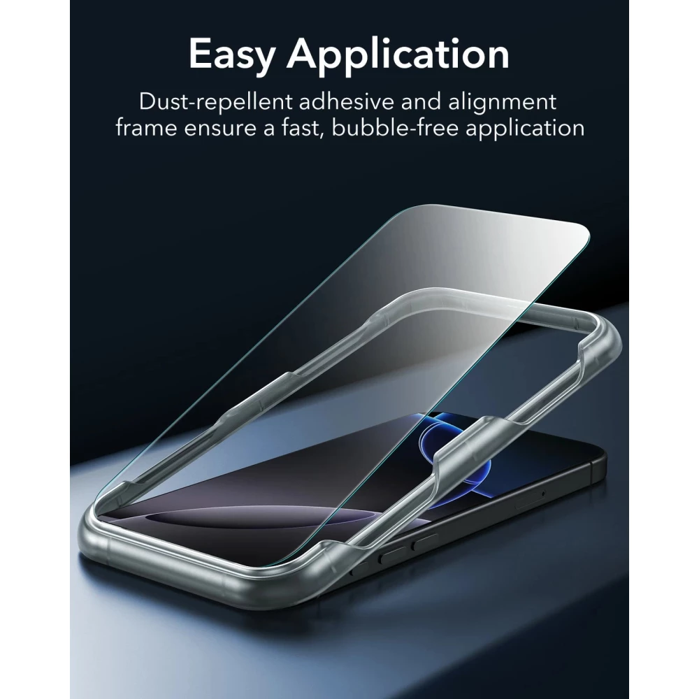 Калъф ESR + стъкло SET Classic Pro за Apple iPhone 16 Pro Max, MagSafe, сив мат