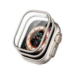 Стъклен протектор ESR Armorite за смарт часовник Apple iWatch Ultra 1 49мм - Titanium - СЕТ 2 броя