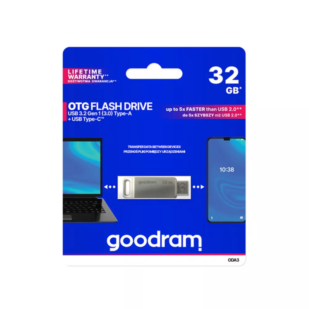 Флашка GOODRAM - ODA3, 32GB