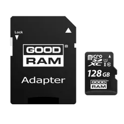 Карта памет GOODRAM - class 10 + адаптер, 128GB