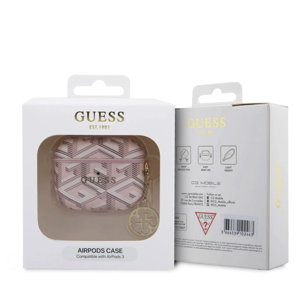 Калъф GUESS GUA3PGCE4CP за AirPods 3, G Cube Charm