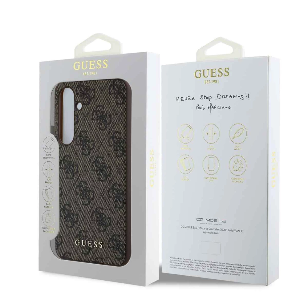 Калъф Guess 4G Charms GUHCS24FEGF4GBR за Samsung Galaxy S24 FE