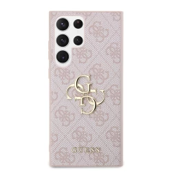 Калъф Guess 4G Metal Logo GUHCS24L4GMGPI за Samsung Galaxy S24 Ultra