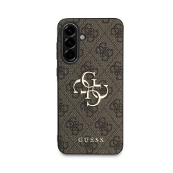 Калъф Guess GUHCSA364GMGBR PU 4G Metal Logo Brown за Samsung Galaxy A36