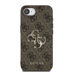 Калъф Guess GUHCPSE44GMGBR PU 4G Metal Logo Pink за Apple iPhone 16e