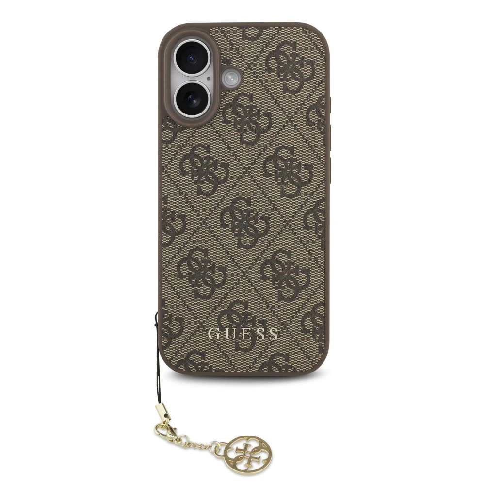 Калъф Guess GUHMP17SGF4GCW Charm Tone on Tone Brown за Apple iPhone 17