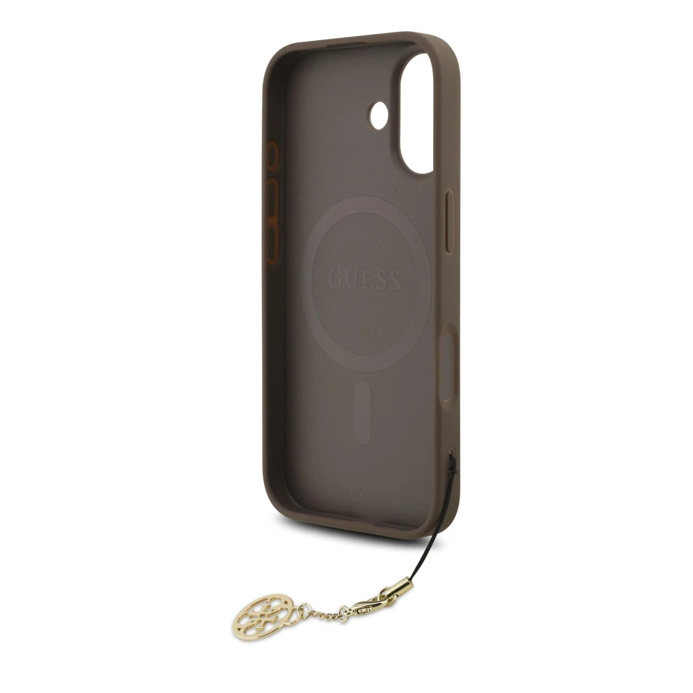 Калъф Guess GUHMP17SGF4GCW Charm Tone on Tone Brown за Apple iPhone 17