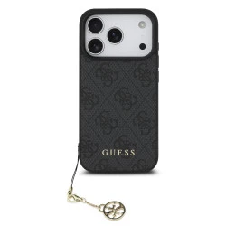 Калъф Guess GUHMP17LGF4GCK Charm Tone on Tone Grey за Apple iPhone 17 Pro
