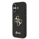 Калъф Guess PU Fixed Glitter 4G Metal Logo Black GUHCP17SHG4SGK за Apple iPhone 17