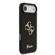 Калъф Guess PU Fixed Glitter 4G Metal Logo Black GUHCP17MHG4SGK за Apple iPhone 17 Air