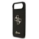 Калъф Guess PU Fixed Glitter 4G Metal Logo Black GUHCP17MHG4SGK за Apple iPhone 17 Air