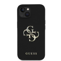 Калъф Guess PU Grained 4G Metal Logo GUHCP14SPGT4MBK за Apple iPhone 14