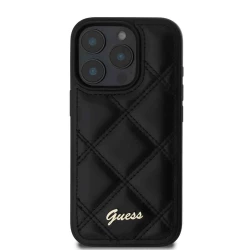 Калъф Guess GUHCP16XPSQSQSK PU Leather Quilted Black за Apple iPhone 16 Pro Max