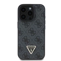 Калъф Guess 4G Strass Triangle Metal Logo GUHCP16LP4TDPK за Apple iPhone 16 Pro
