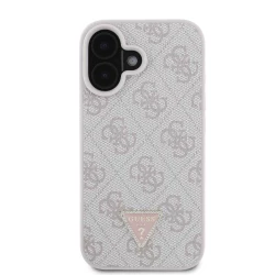 Калъф Guess 4G Strass Triangle Metal Logo GUHCP16SP4TDPP за Apple iPhone 16