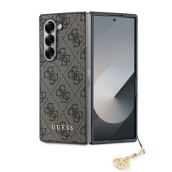 Калъф Guess GUHCZFD6GF4GBR 4G Charms Brown за Samsung Galaxy Z Fold 6