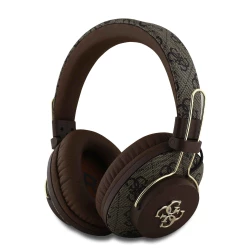 Bluetooth слушалки Guess PU 4G Metal Logo ENC Headphone - GUBHS72P4FC4MW, OVER-EAR