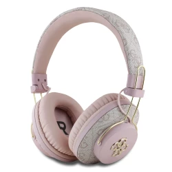 Bluetooth слушалки Guess PU 4G Metal Logo ENC Headphone - GUBHS72P4FC4MP, OVER-EAR