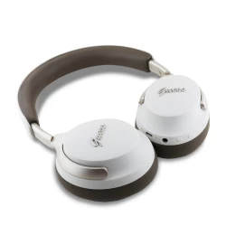 Bluetooth слушалки Guess U Leather Script Logo ANC/ENC - GUBHC22PSBCSMW, OVER-EAR