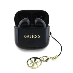 Слушалки GUESS Classic Logo Charm - (GUTWSXMCCLK), TWS, с Bluetooth