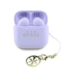 Слушалки GUESS Classic Logo Charm - (GUTWSXMCCLU), TWS, с Bluetooth