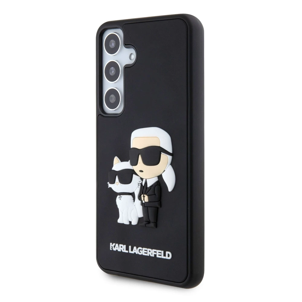 Калъф Karl Lagerfeld 3D Rubber Karl and Choupette KLHCS24S3DRKCNK за Samsung Galaxy S24