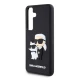 Калъф Karl Lagerfeld 3D Rubber Karl and Choupette KLHCS24S3DRKCNK за Samsung Galaxy S24