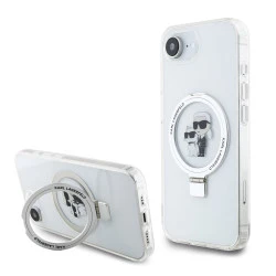 Калъф Karl Lagerfeld - Ringstand K/C MagSafe KLHMPSE4HMRSKCH за Apple iPhone 16e