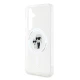 Калъф Karl Lagerfeld IML Glitter Karl and Choupette MagSafe Transparent KLHMS24SHGKCNOT за Samsung Galaxy S24