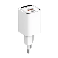 Зарядно устройство 220V LDNIO 30W - A2317C, USB-A, USB-C + кабел Type-C към Type-C
