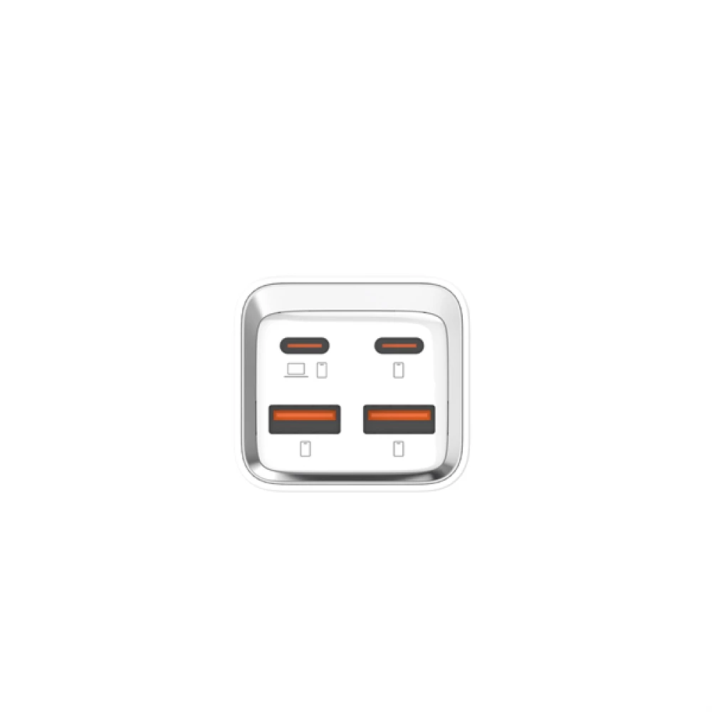 Зарядно устройство 220V LDNIO 65W - A4610, 2xUSB-A, 2xUSB-C, AC, Desktop 2500W Зарядно устройство 220V LDNIO 65W - A4610, 2xUSB-A, 2xUSB-C, AC, Desktop 2500W