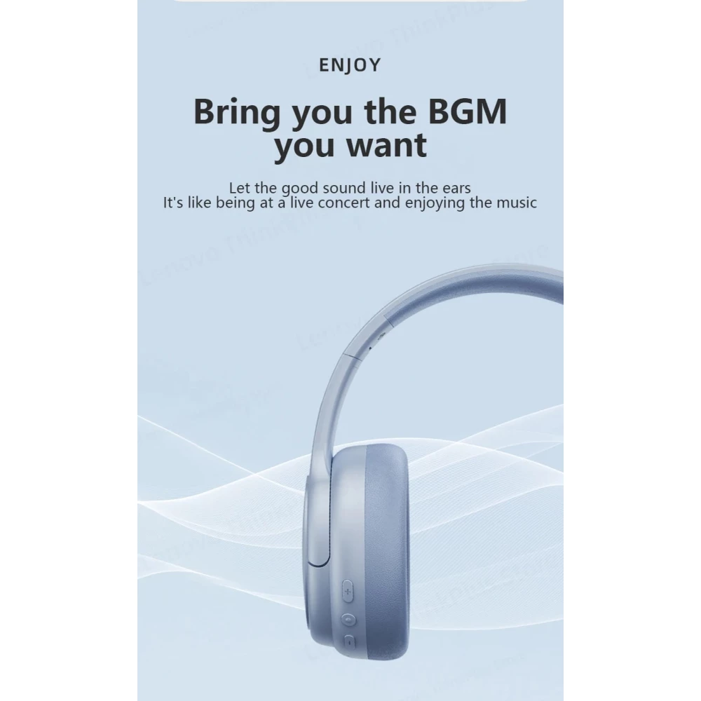 Bluetooth слушалки LENOVO ThinkPlus - TH20 , OVER-EAR