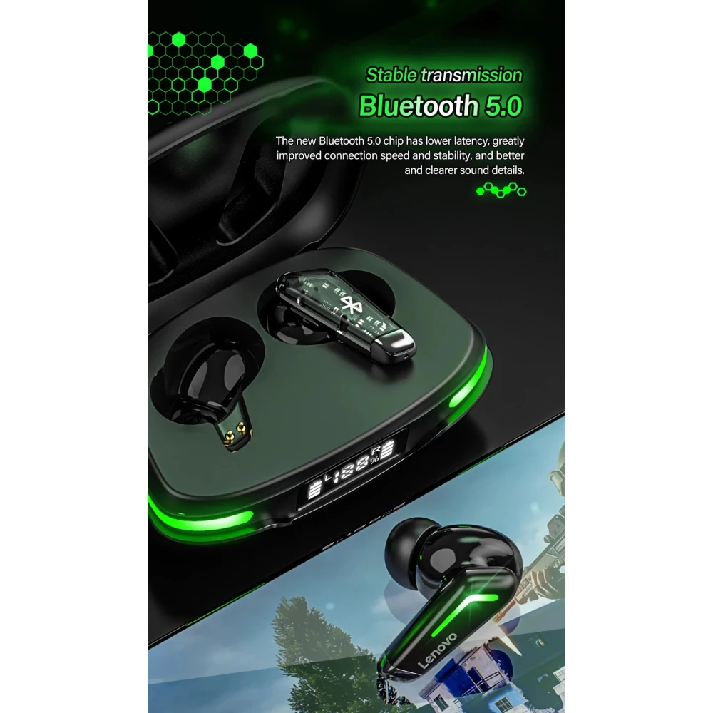 Безжични слушалки LENOVO ThinkPlus Live pods - GM3, Gaming TWS