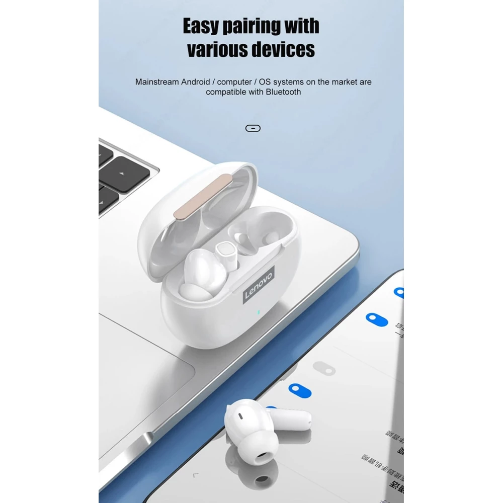 Безжични слушалки LENOVO ThinkPlus Live pods - LP3, ANC TWS