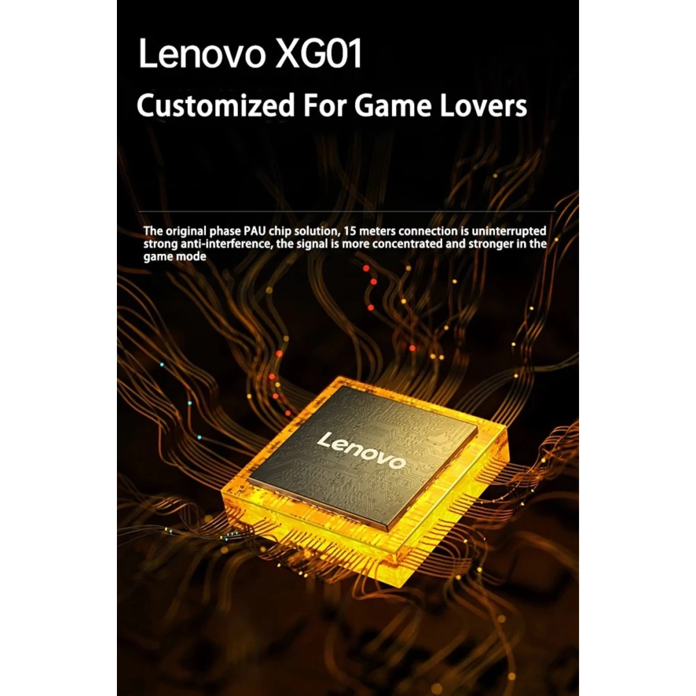 Безжични слушалки LENOVO ThinkPlus Live pods - XG01, Gaming TWS