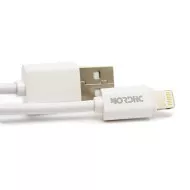  Кабел NORDIC, USB - Lightning, 2.1A, 1 метър