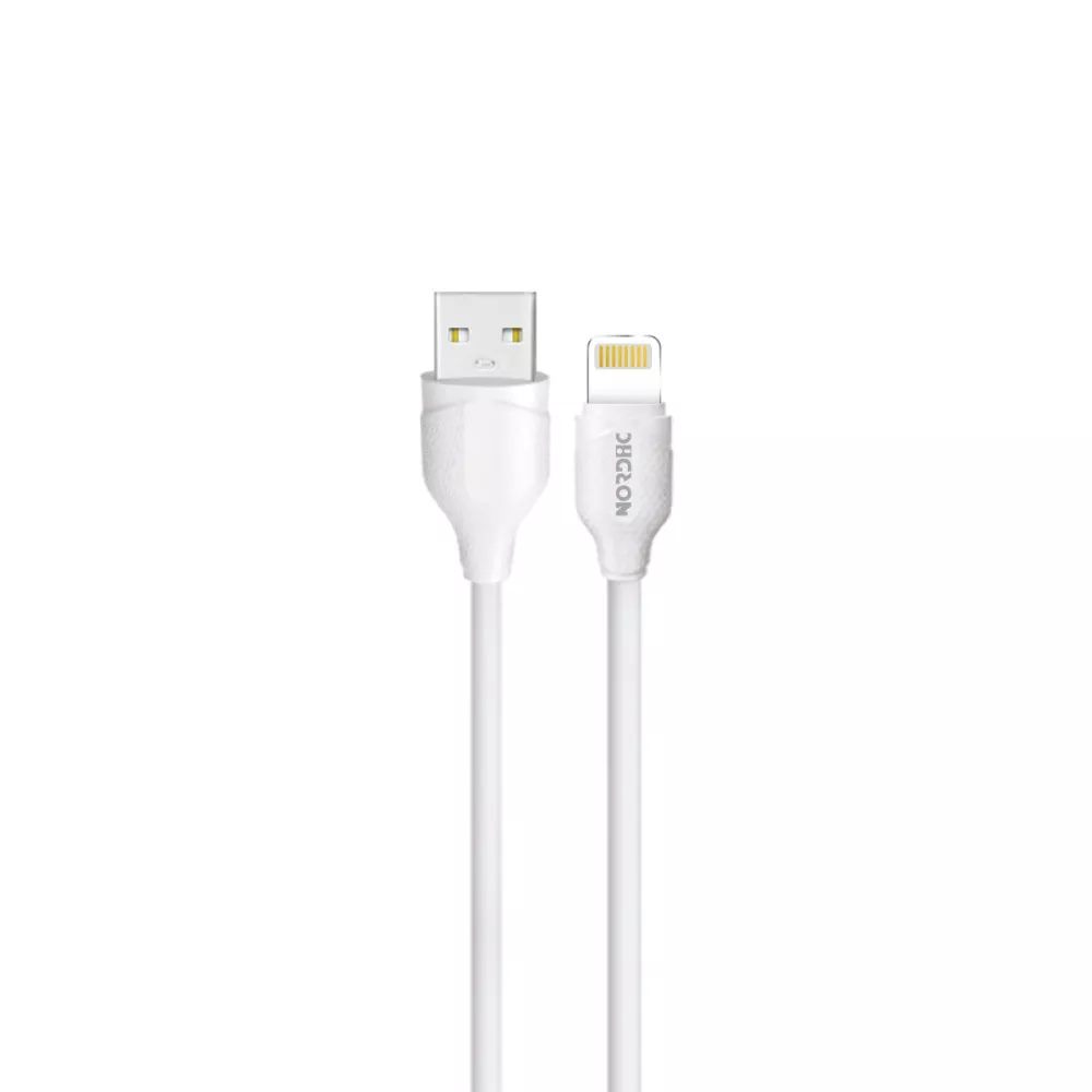  Кабел NORDIC, USB - Lightning, 2.1A, 1 метър