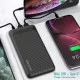 Външна батерия NORDIC Carbon Slim - 10 000 mAh, 18W, PD3, 2xQC3