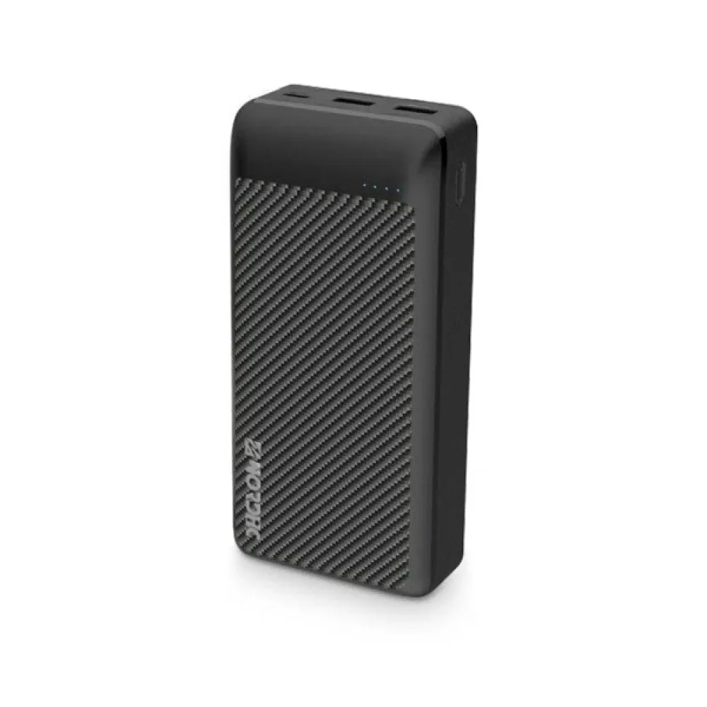 Външна батерия NORDIC Carbon Slim - 20 000 mAh, 18W, PD3, 2xQC3