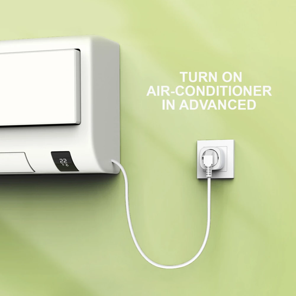 Интелигентен контакт NORDIC - 16А, работи с App - Tuya / SmartLife