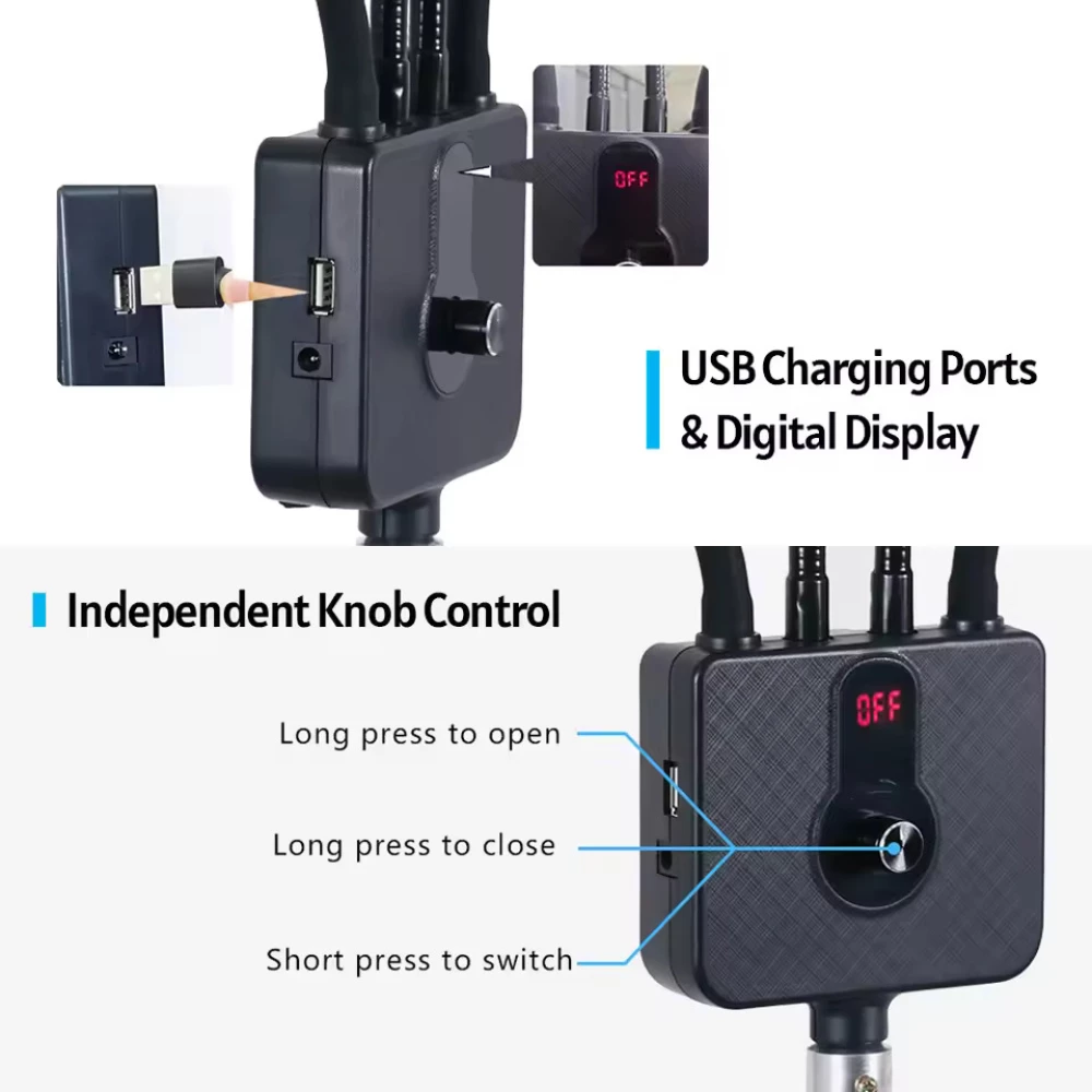       Козметична LED лампа с двойно рамо OEM