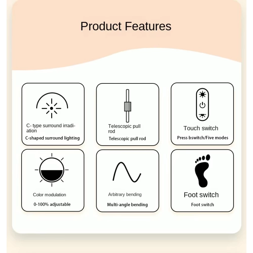       Козметична LED лампа с колелца OEM